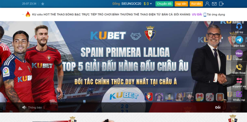 Kubet88 là một nhà cái trực tuyến uy tín